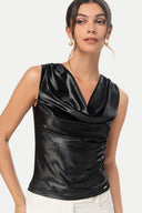 Blusa Cowl Neck Fatty