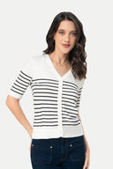 Cardigan Manga Corta Khris