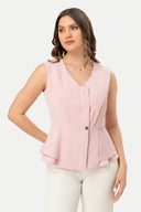 Blusa Manga Cero Cristal