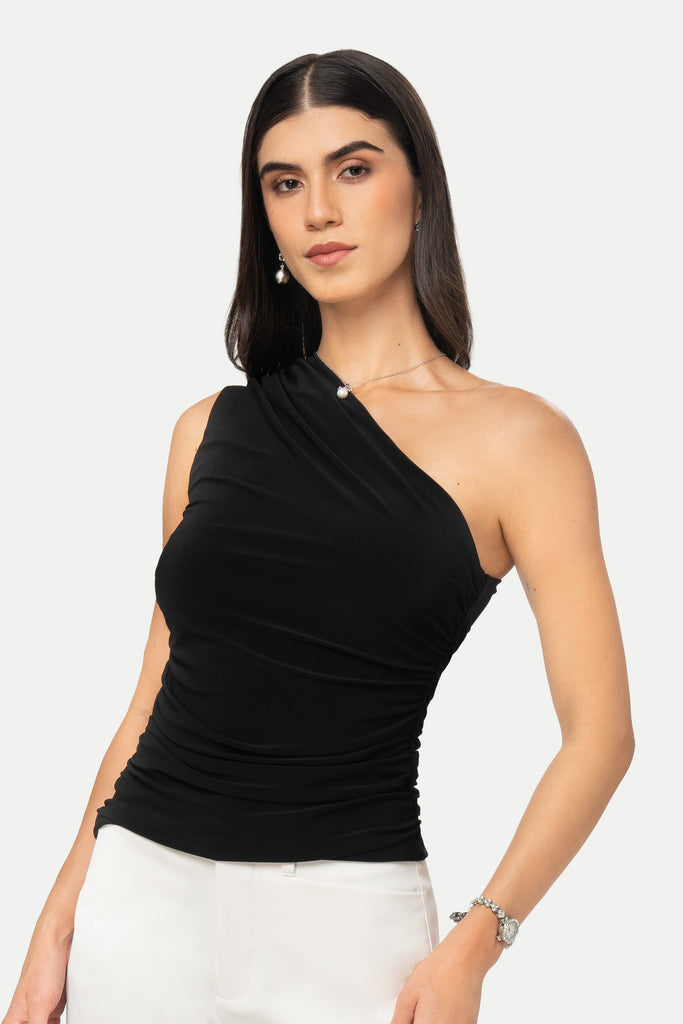 Polo One Shoulder Janne POLOS MOIXX Negro S 