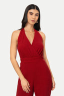 Enterizo Cuello Halter Idalis ENTERIZOS MOIXX Rojo S 