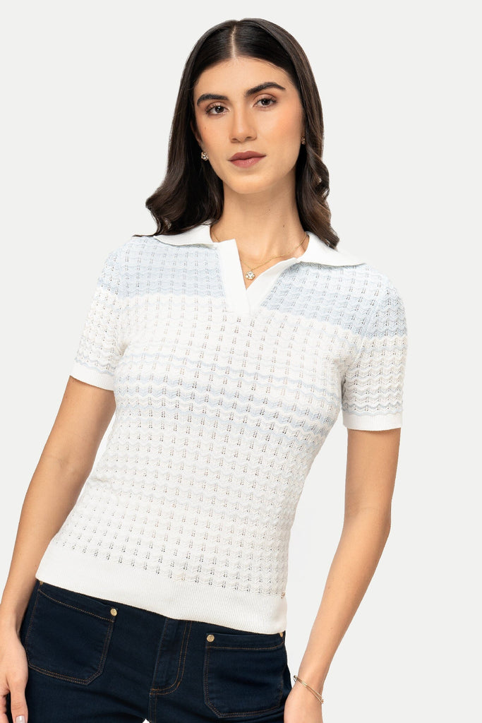 Polo Camisero Tejido Lilo POLOS MOIXX Celeste S 