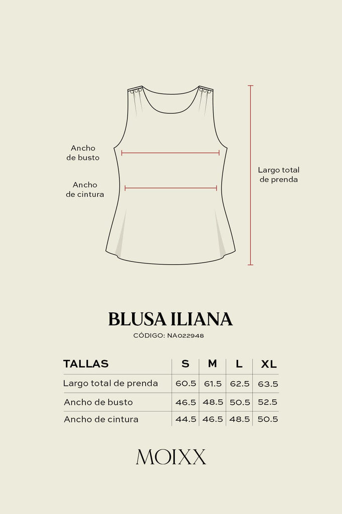 Blusa Iliana BLUSAS MOIXX 