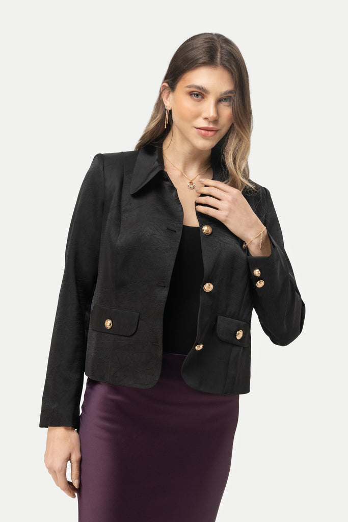 Blazer Slim Fit Pia BLAZERS MOIXX Negro S 