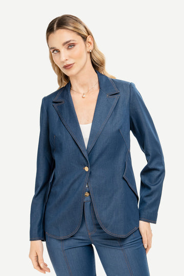 Blazer Slim Fit Rosa BLAZERS MOIXX Azul oscuro S 