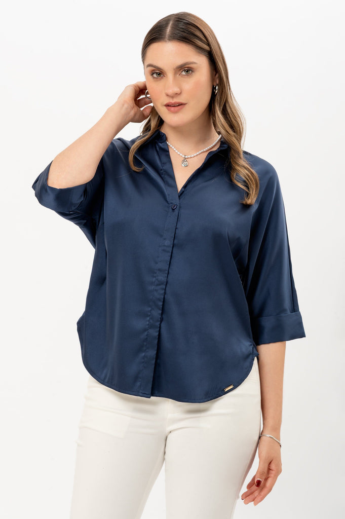 Blusa Dalby BLUSAS MOIXX Azul oscuro S 