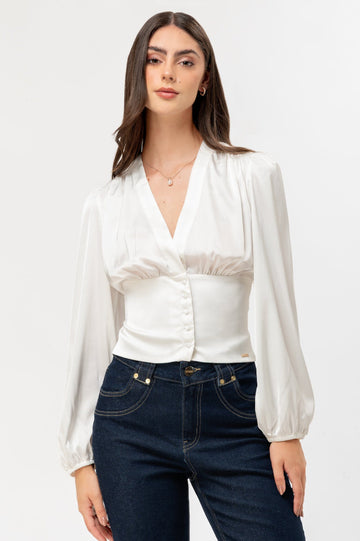 Blusa Leire BLUSAS MOIXX Blanco S 