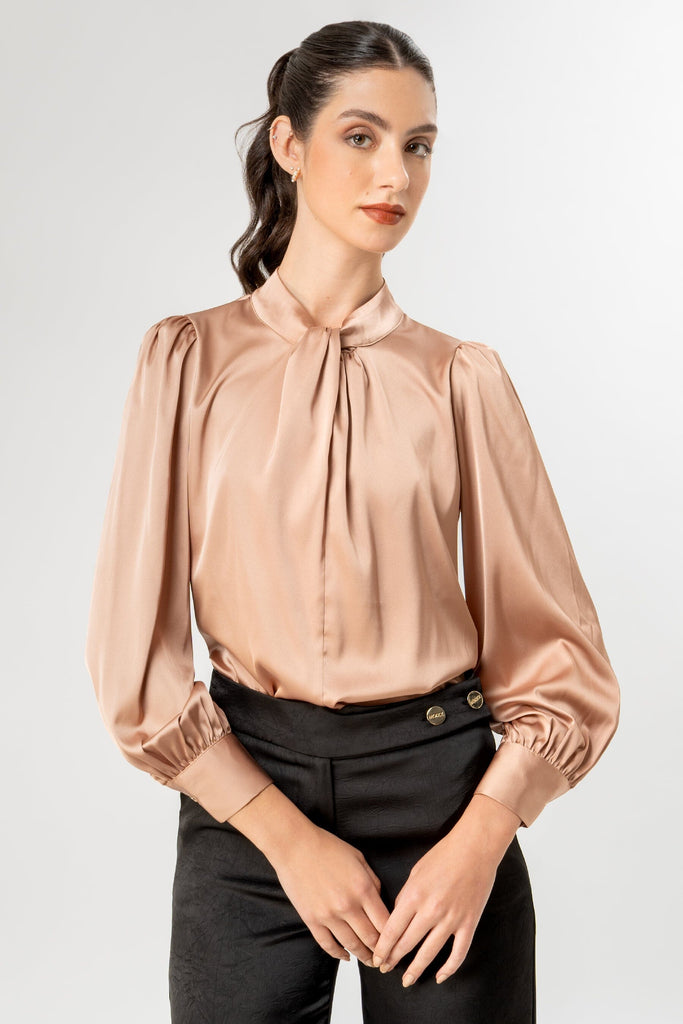 Blusa Manga Larga Arana BLUSAS MOIXX Beige S 