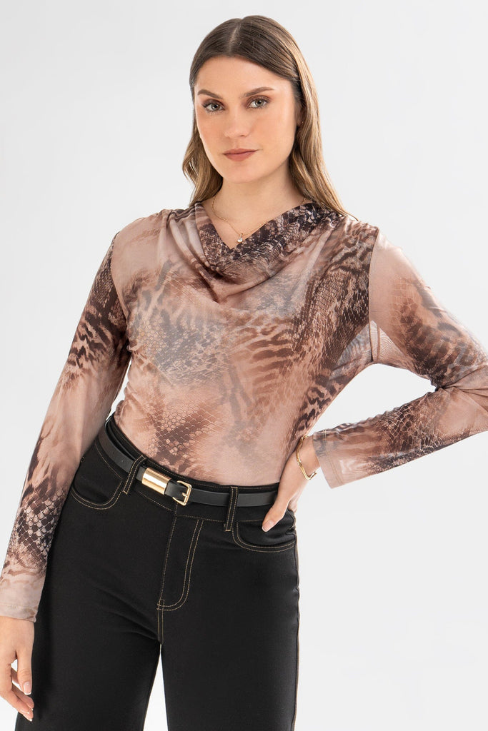 Blusa Xenia BLUSAS MOIXX Marron Claro S 