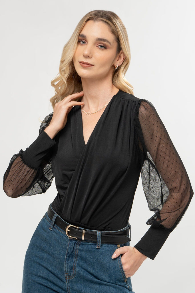 Body Manga Larga Mery BODYSUITS MOIXX Negro S 
