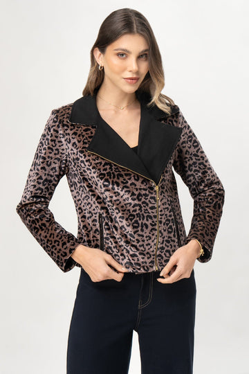 Casaca Biker Lyra CASACAS MOIXX Marron Oscuro S 