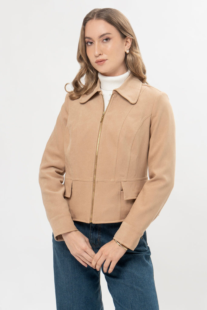 Casaca Regular Fit Mariel CASACAS MOIXX Beige S 