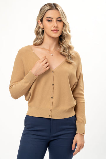 Cárdigan Aitana CARDIGANS MOIXX Marron Claro S 