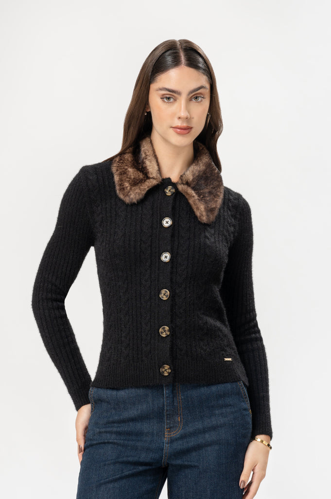 Cardigan Alanna CARDIGANS MOIXX Negro S 