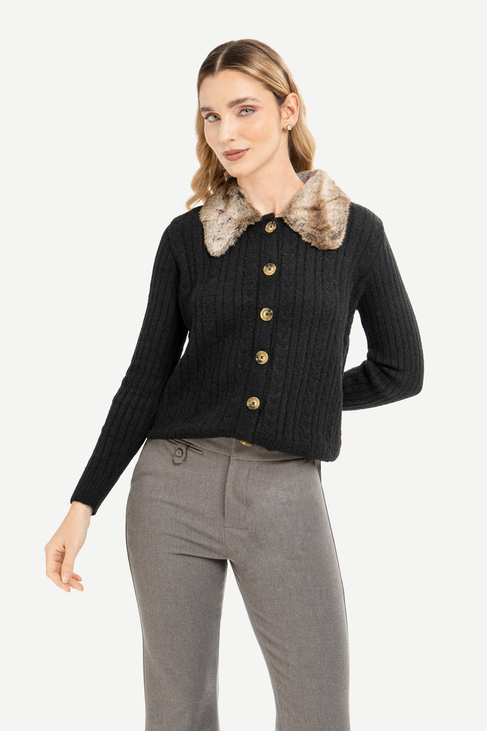 Cardigan Betty CARDIGANS MOIXX Negro S 