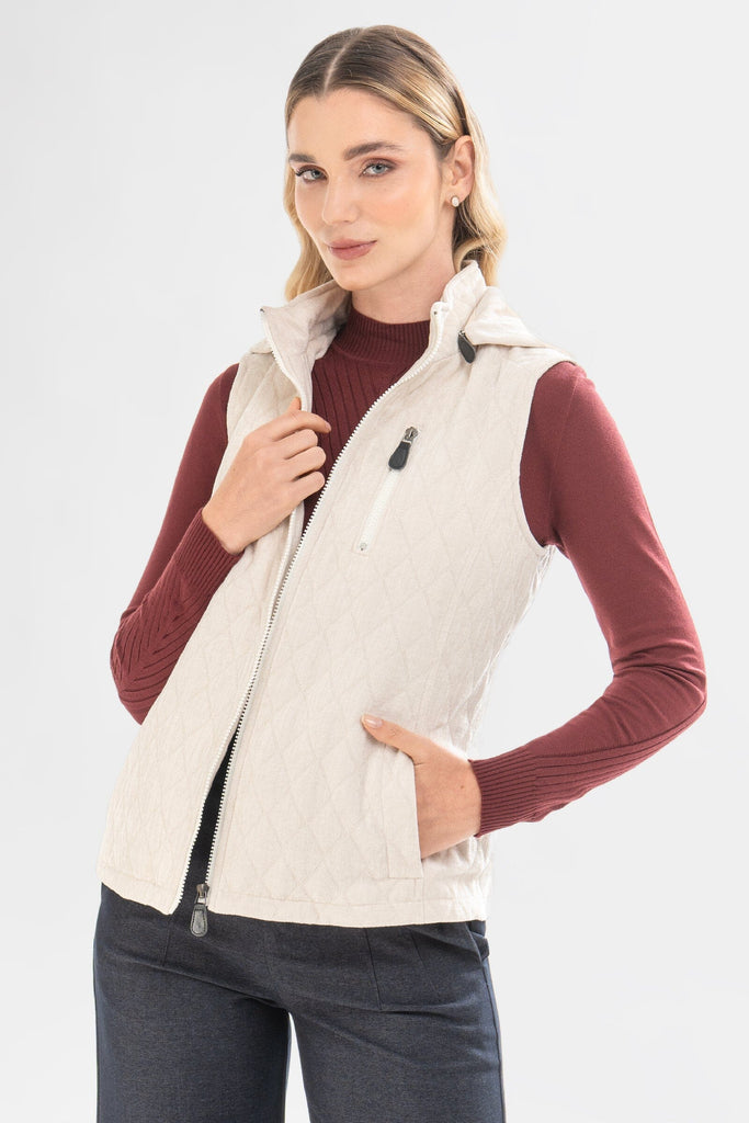 Chaleco Puffer Fit Magie CHALECOS MOIXX Perla S 