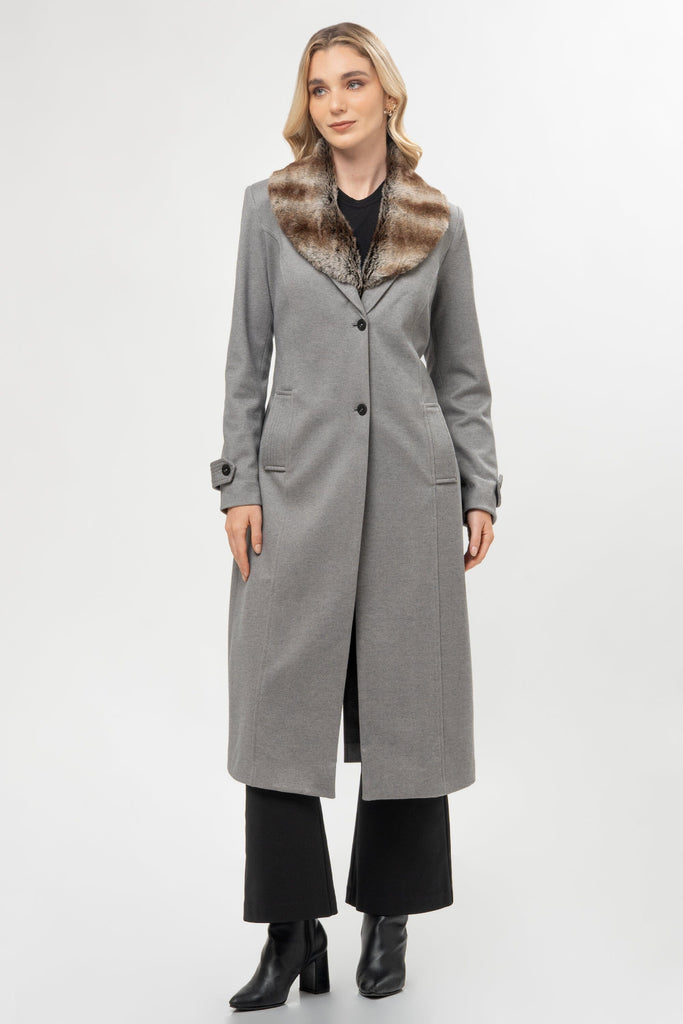 Maxi Abrigo Esther ABRIGOS MOIXX Gris S 