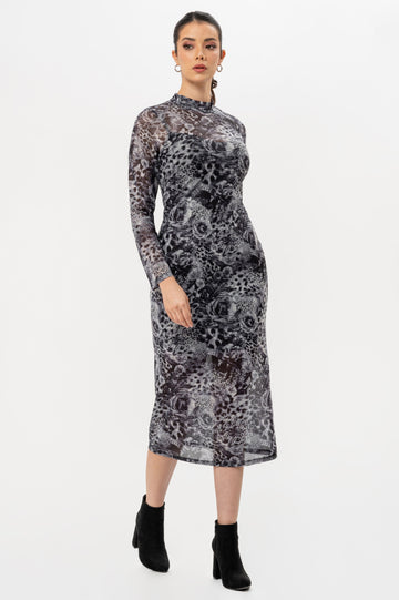 Maxi Vestido Floria VESTIDOS MOIXX Negro S 