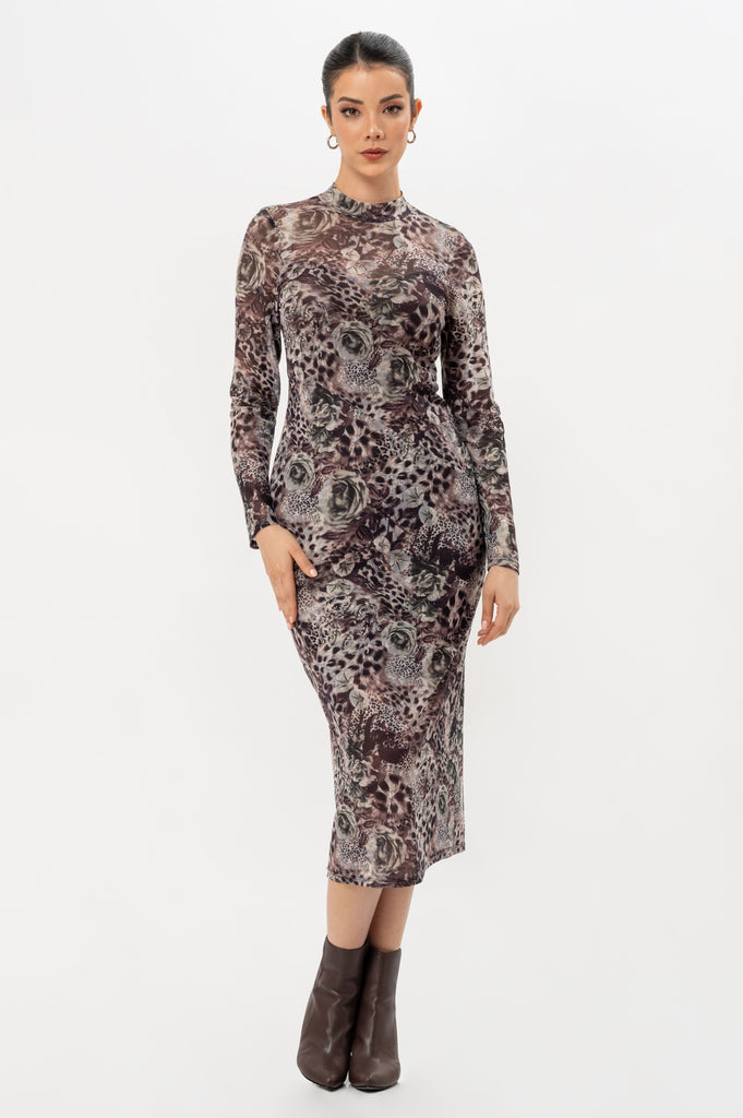 Maxi Vestido Floria VESTIDOS MOIXX Marrón S 