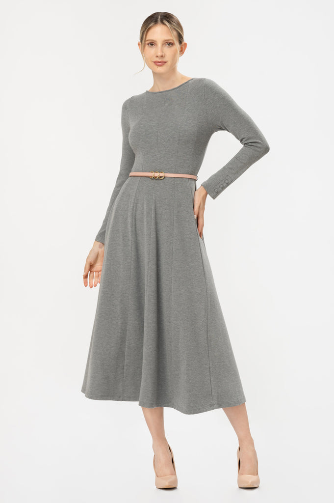 Maxi Vestido Jade VESTIDOS MOIXX Gris S 