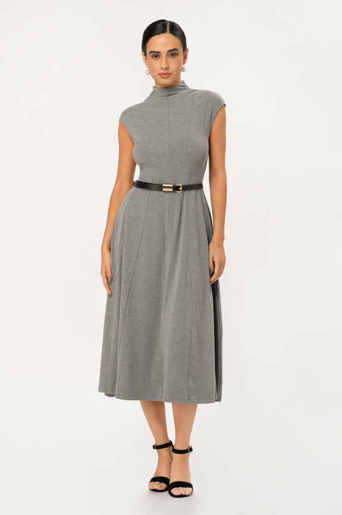 Maxi Vestido Julia VESTIDOS 🇵🇪 Moixx Peru Gris S 
