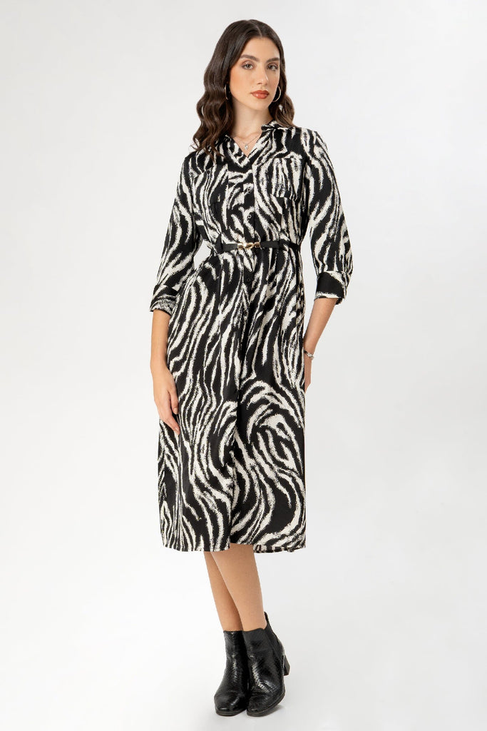 Maxi Vestido Suzu VESTIDOS MOIXX Negro S 