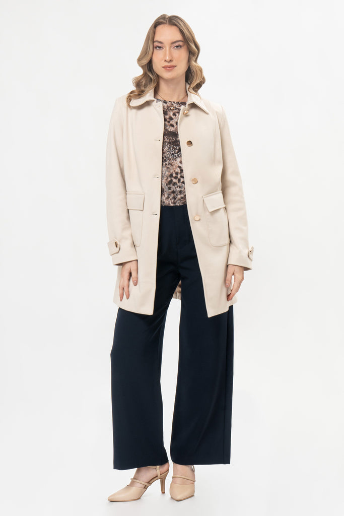 Midi Abrigo Aylin ABRIGOS MOIXX Beige S 