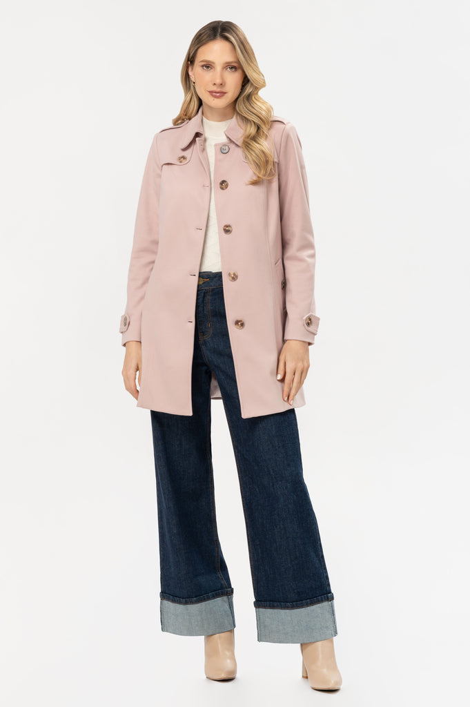 Midi Abrigo Ivet ABRIGOS & CASACAS MOIXX Rosado S 