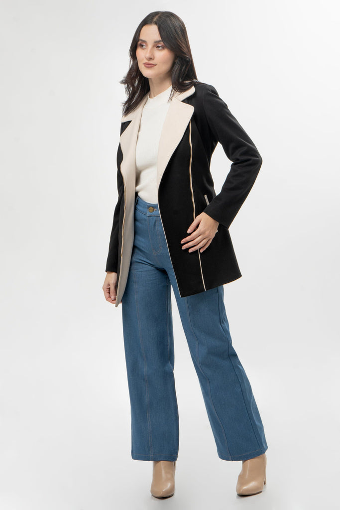 Midi Abrigo Julie ABRIGOS MOIXX Negro S 