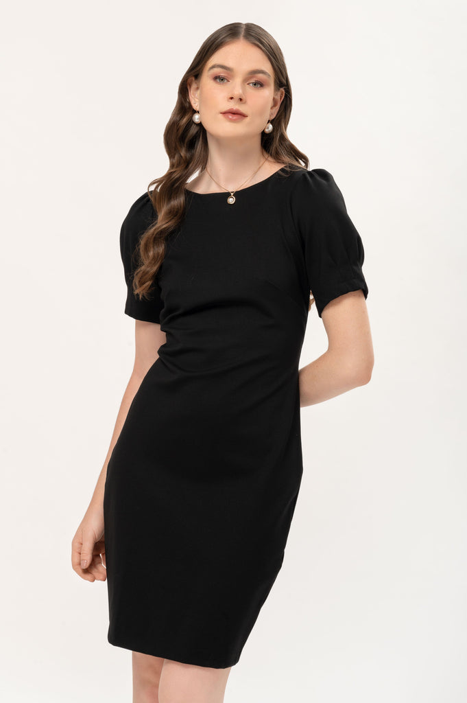 Midi Vestido Aura VESTIDOS MOIXX Negro S 