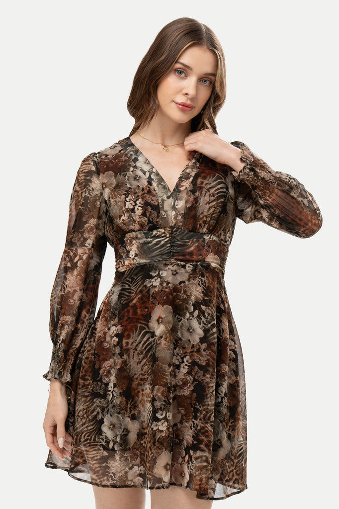 Midi Vestido Venetta VESTIDOS MOIXX Marrón S 