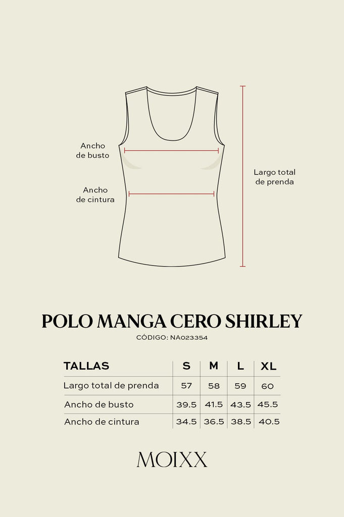 Polo Manga Cero Shirley POLOS MOIXX 