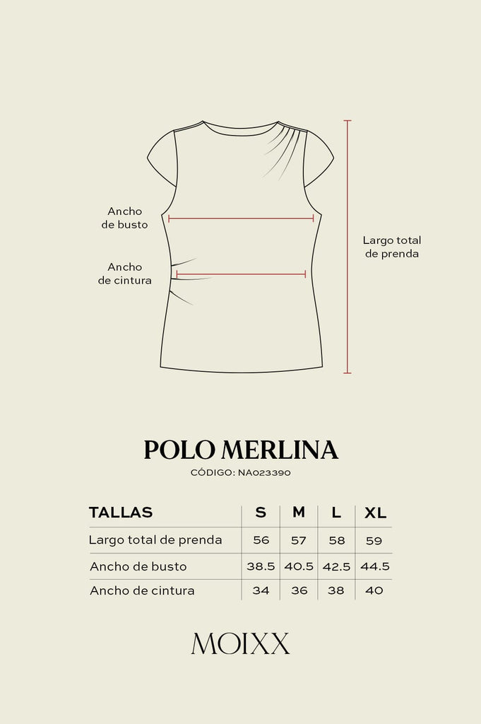 Polo Manga Corta Merlina POLOS MOIXX 