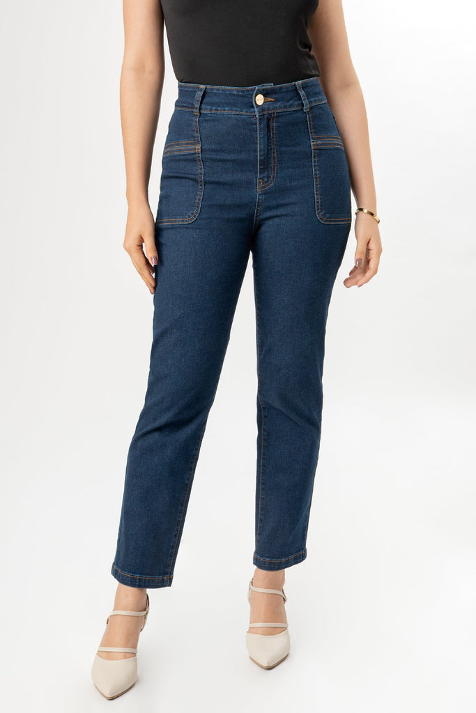 Pantalon Denim Mom Odessa PANTALONES MOIXX Azul 28 