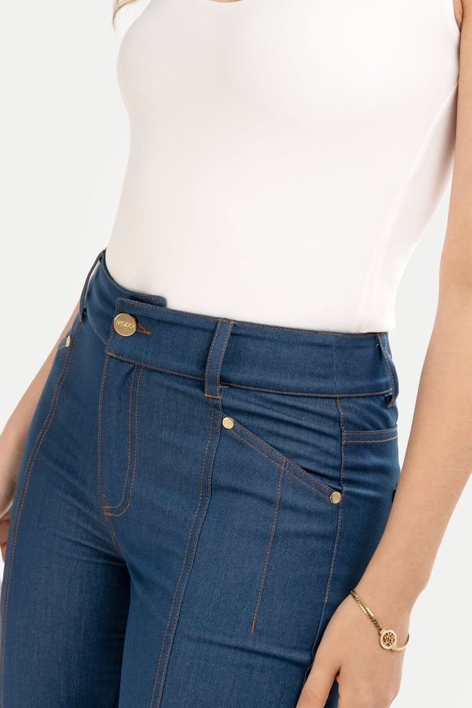Pantalon Flare Fit Rosa PANTALONES MOIXX 