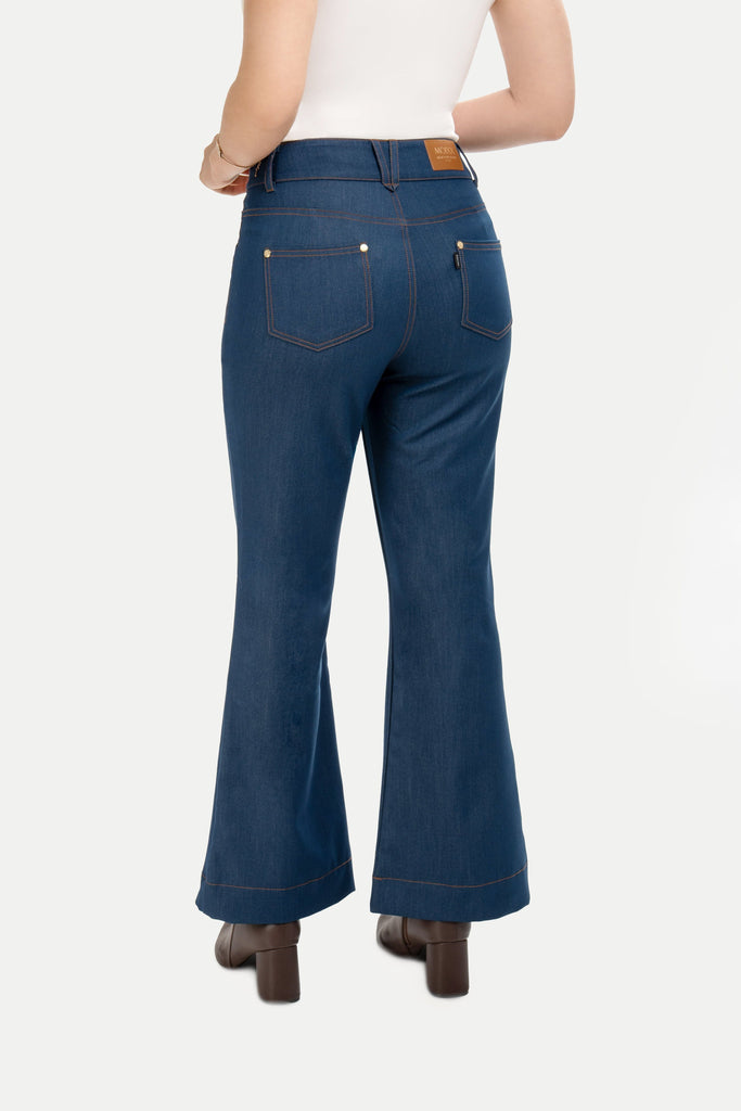 Pantalon Flare Fit Rosa PANTALONES MOIXX 