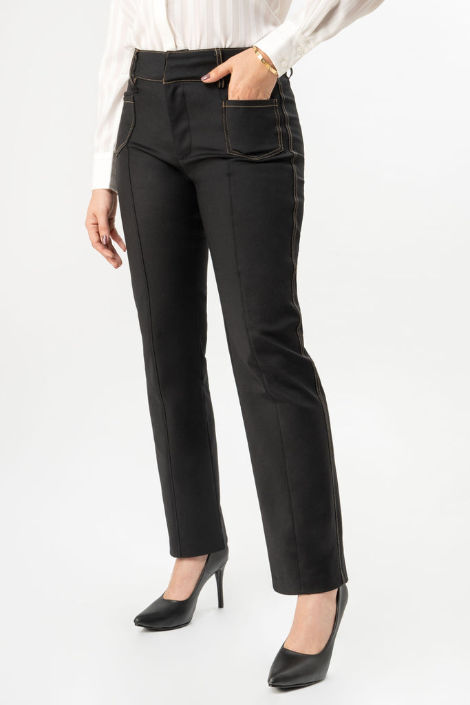 Pantalon Recto Fit Nina PANTALONES MOIXX Negro S 