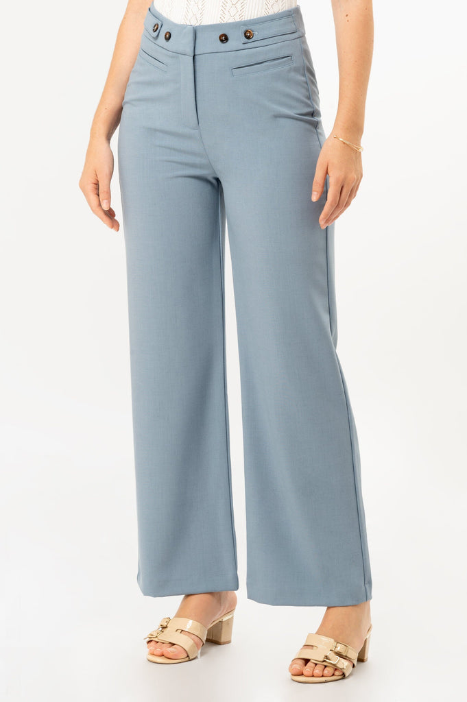 Pantalón Wide Leg Lori PANTALONES MOIXX Celeste S 