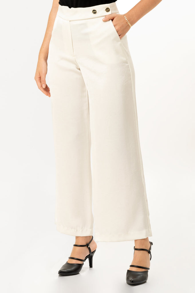 Pantalón Wide Leg Mileny PANTALONES MOIXX Blanco S 