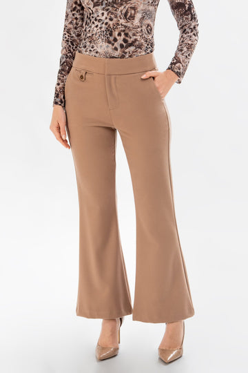 Pantalon Wide Leg Shanty PANTALONES MOIXX Marron Claro S 