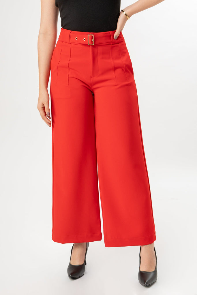 Pantalon Wide Leg Tralia PANTALONES MOIXX Rojo S 