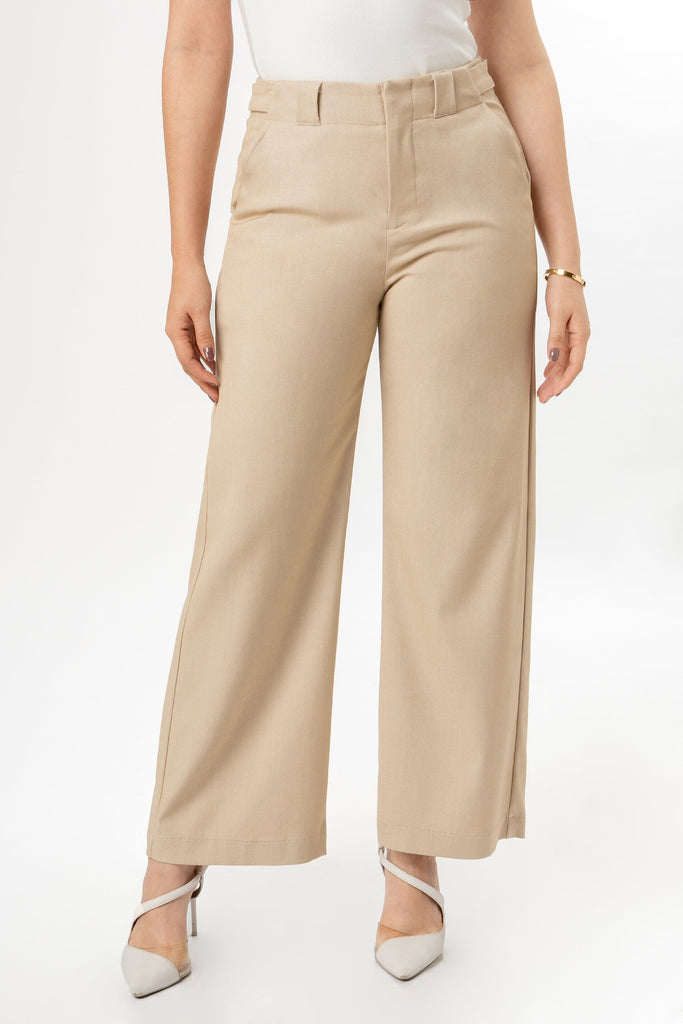 Pantalon Wide Leg Tralia PANTALONES MOIXX Beige S 