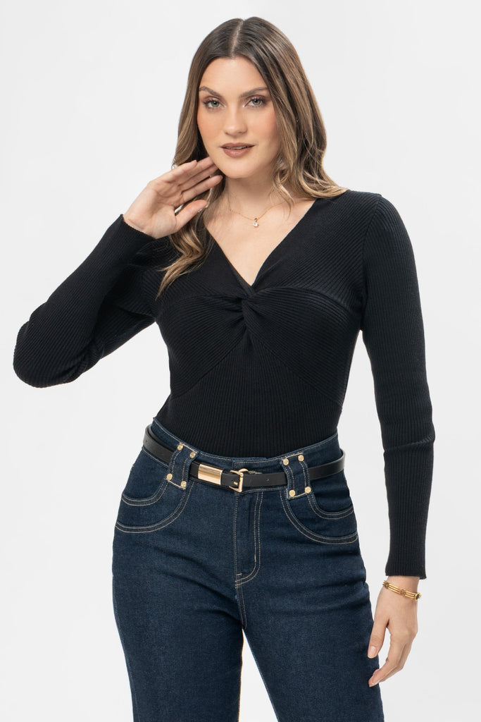 Polo Manga Larga Constanza POLOS MOIXX Negro S 