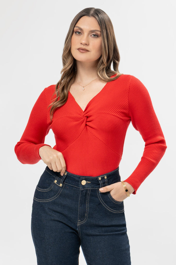 Polo Manga Larga Constanza POLOS MOIXX Rojo S 