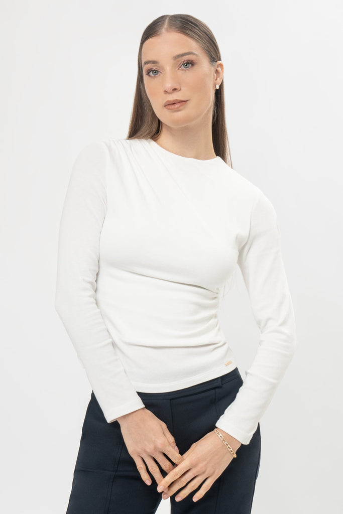 Polo Manga Larga Kimy POLOS MOIXX Blanco S 