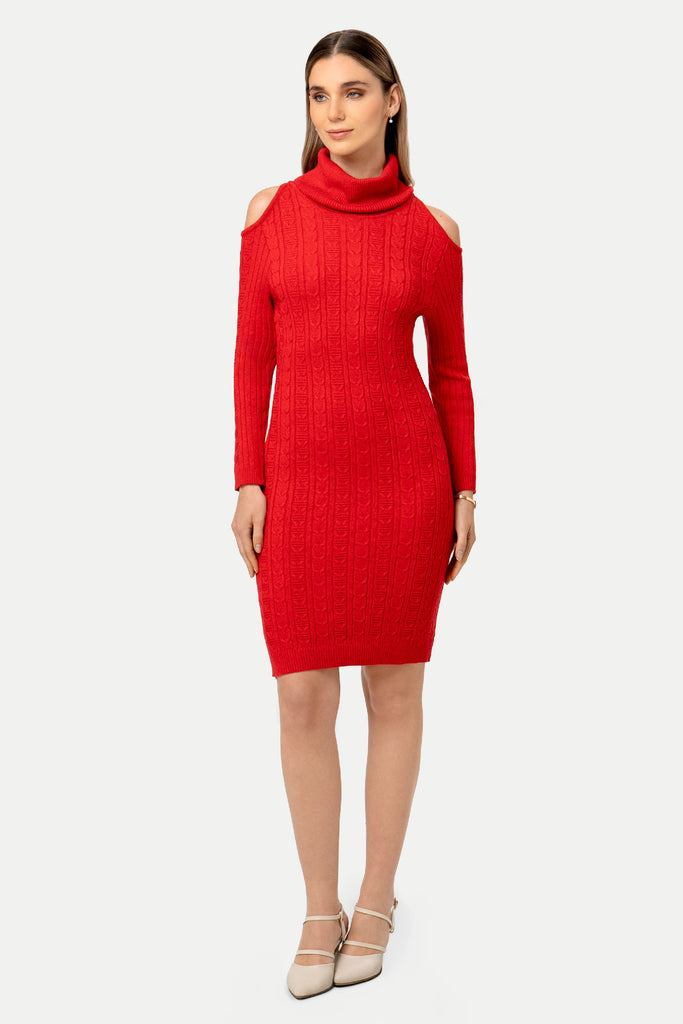 Vestido Cuello Tortuga Melinda VESTIDOS MOIXX 