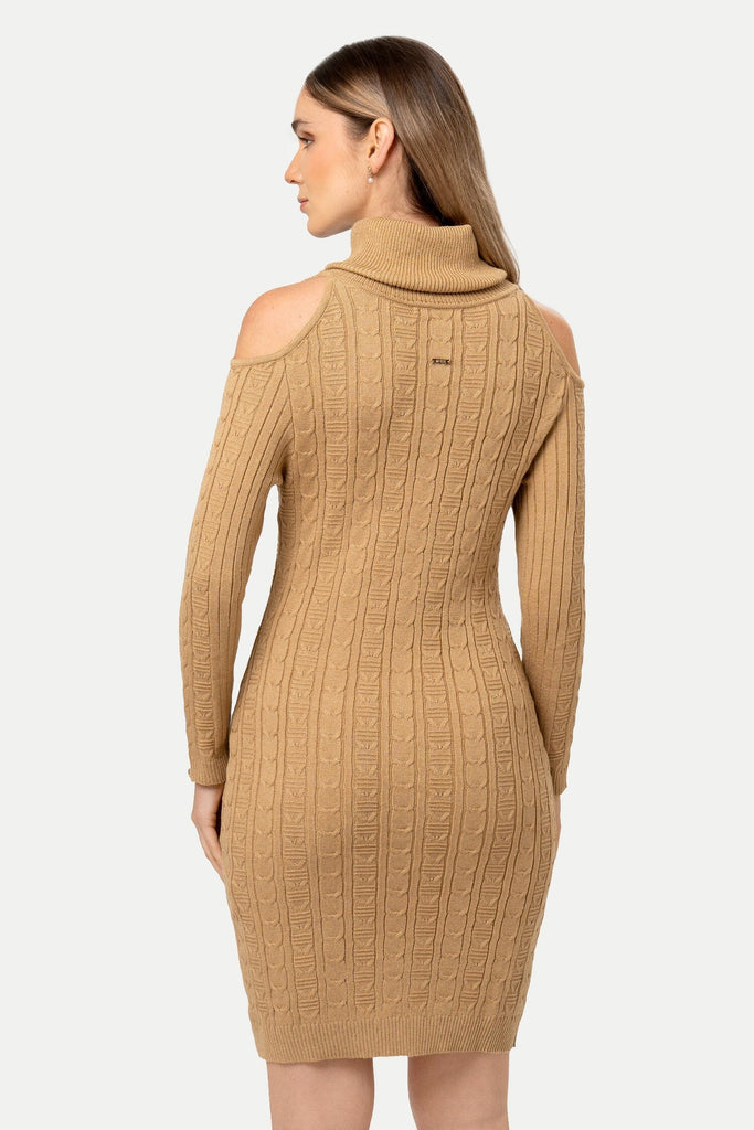 Vestido Cuello Tortuga Melinda VESTIDOS MOIXX 