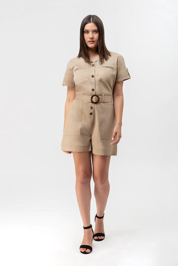 Romper Cali - Beige ENTERIZOS MOIXX 