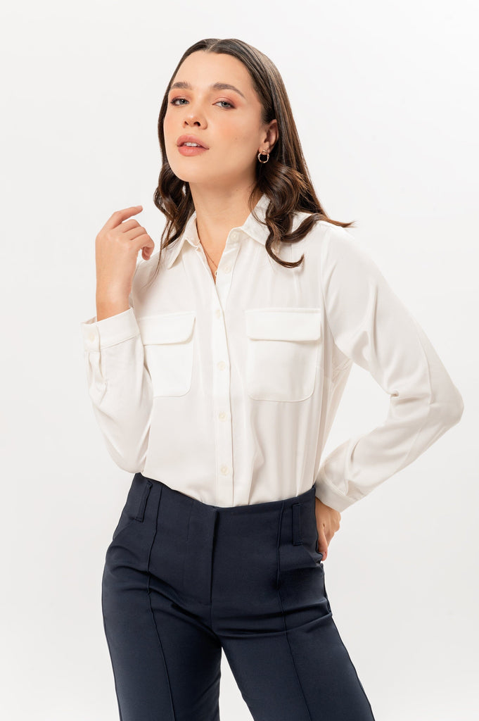 Camisa Tonia - Perla CAMISAS MOIXX Peru 